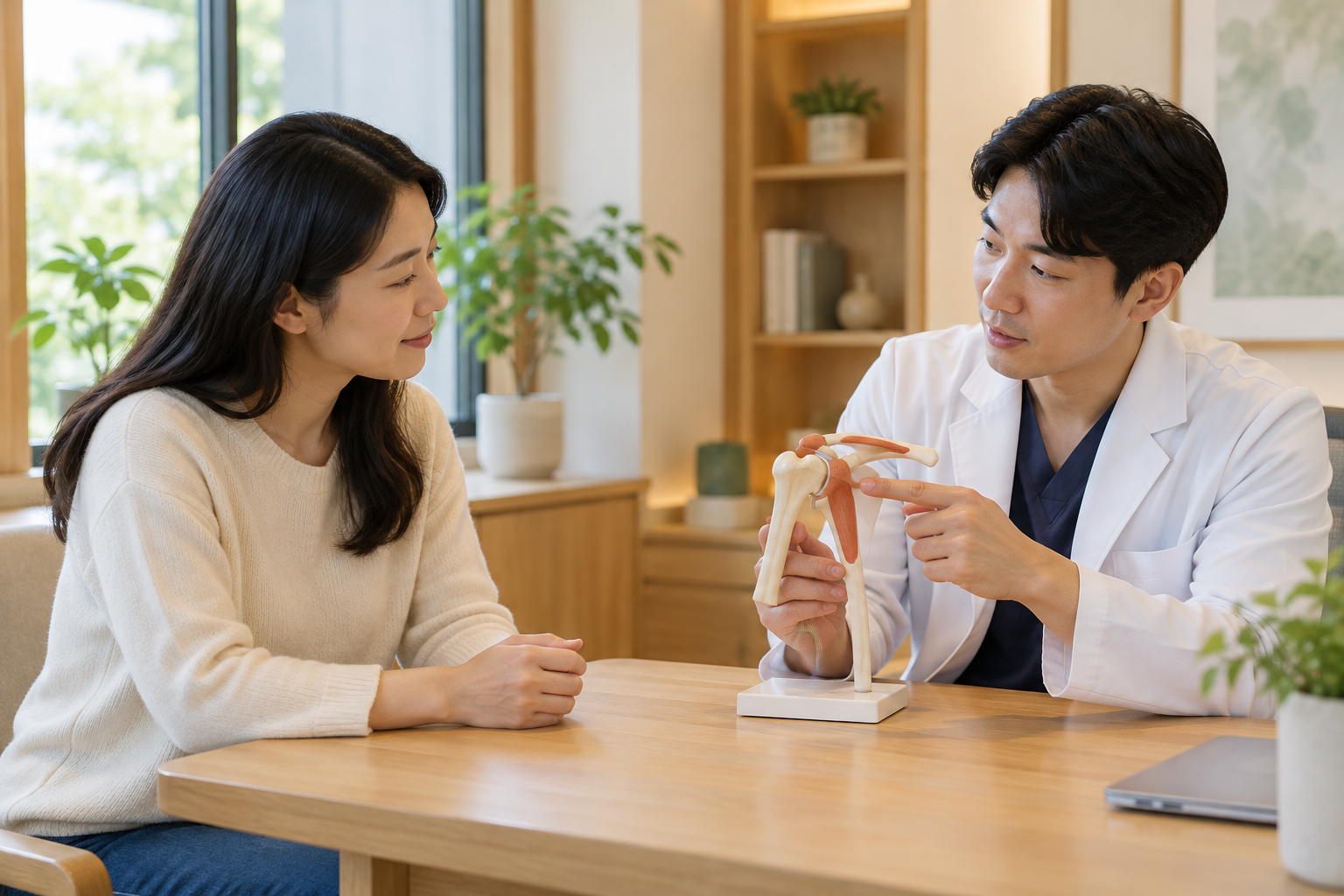 서울 도봉구 어깨통증 한의원 — 어깨 상담에 관한 AI 설명용 이미지